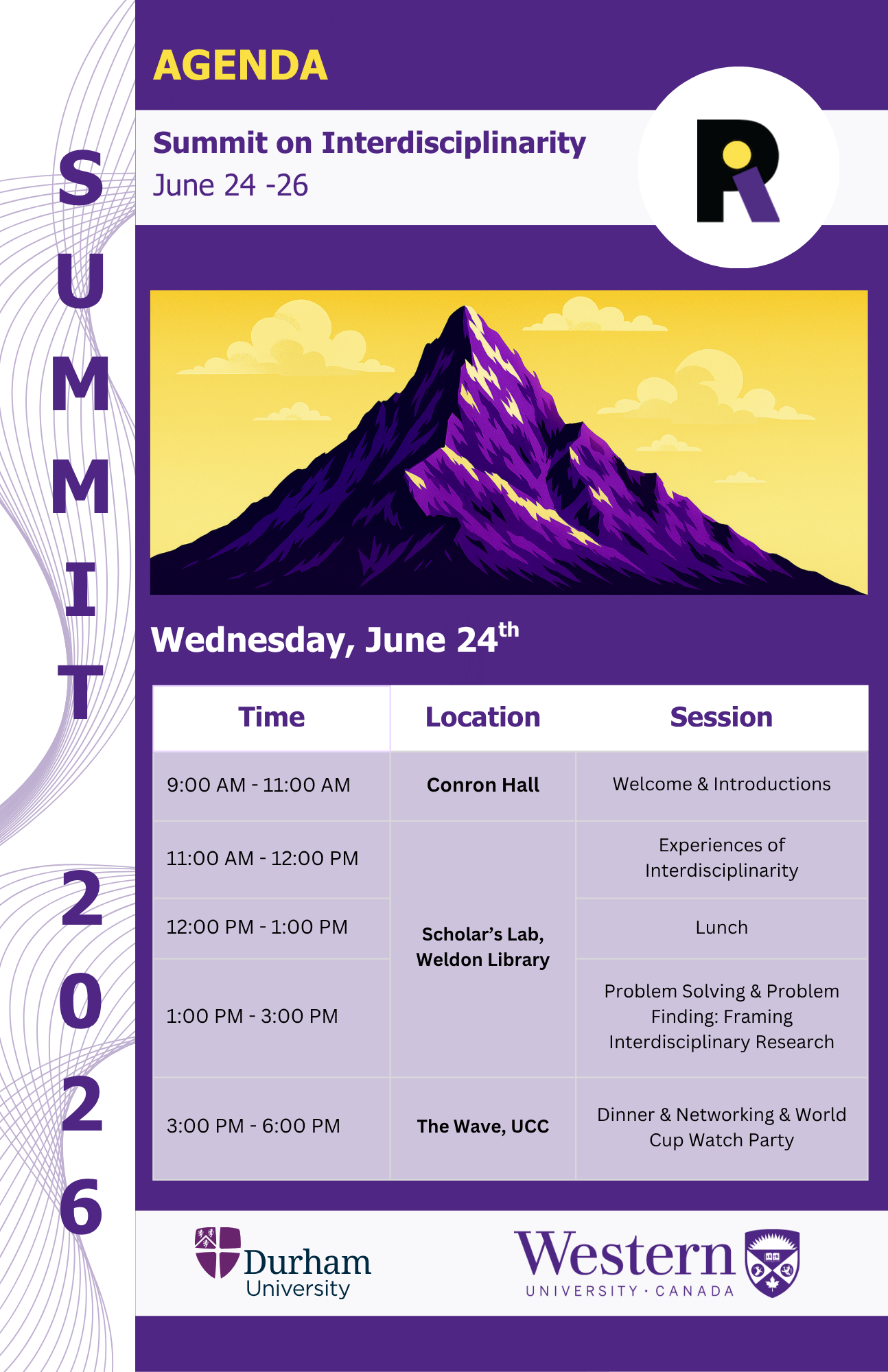 Summit Schedule Day 1